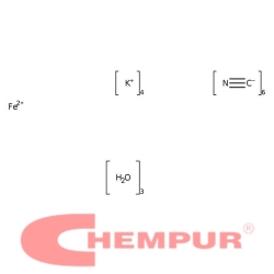 Potasu heksacyjanożelazian (II) 3hydrat potasu żelazocyjanek CZ [14459-95-1]