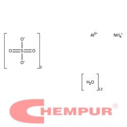 Amonu glinu siarczan 12hydrat CZ [7784-26-1]