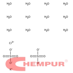 Potasu chromu III siarczan 12hydrat CZ [7788-99-0]