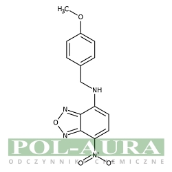 7- (p-metoksybenzyloamino) -4-nitrobenz-2-oksa-1,3-diazol [33984-50-8]