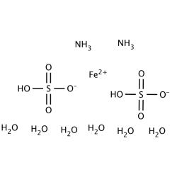 Amonowo-żelazawy(II) siarczan heksahydrat 98.5-101.5% (przez miareczkowanie KMnO4),drobne kryształy, BAKER ANALYZED® CS [7783-85-9]