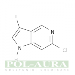 1h-pirolo[3,2-c]pirydyna, 6-chloro-3-jodo-/ 98% [1000341-55-8]