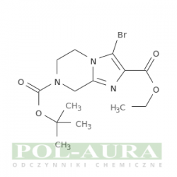 Kwas imidazo[1,2-a]pirazyno-2,7(8h)-dikarboksylowy, 3-bromo-5,6-dihydro-, 7-(1,1-dimetyloetylo) 2-etylowy ester/ 95% [1000576- 75-9]