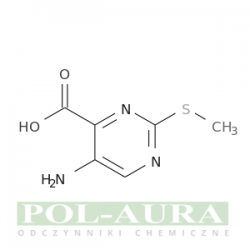 Kwas 4-pirymidynokarboksylowy, 5-amino-2-(metylotio)-/ 98% [100130-05-0]