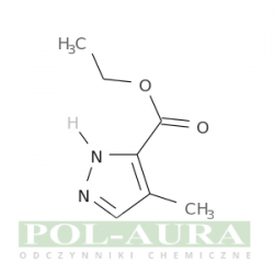 Kwas 1h-pirazolo-3-karboksylowy, 5-amino-4-cyjano-1-(4-fluorofenylo)-, ester etylowy/ 97% [1001665-65-1]