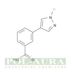 Kwas benzoesowy, 3-(1h-pirazol-4-ilo)-/ 98% [1002535-21-8]