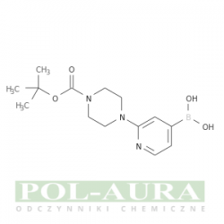 Kwas 1-piperazynokarboksylowy, 4-(4-borono-2-pirydynylo)-, 1-(1,1-dimetyloetylo) ester/ 95+% [1003043-73-9]