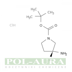 1-Pyrrolidinecarboxylic acid, 3-amino-, 1,1-dimethylethyl ester, hydrochloride (1:1), (3R)-/ 95% [1004538-34-4]