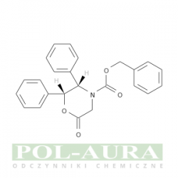 Kwas 4-morfolinokarboksylowy, 6-okso-2,3-difenylo-, ester fenylometylowy, (2r,3s)-/ 98% [100516-54-9]