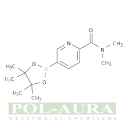 2-pirydynokarboksyamid, n,n-dimetylo-5-(4,4,5,5-tetrametylo-1,3,2-dioksaborolan-2-ylo)-/ 98% [1006876-27-2]