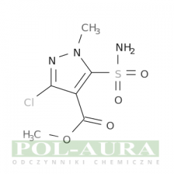 Kwas 1h-pirazolo-4-karboksylowy, 5-(aminosulfonylo)-3-chloro-1-metylo-, ester metylowy/ 97% [100784-27-8]