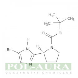 Kwas 1-pirolidynokarboksylowy, 2-(5-bromo-1h-imidazol-2-ilo)-, ester 1,1-dimetyloetylowy, (2s)-/ 97% [1007882-59-8]