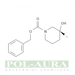 Kwas 1-piperydynokarboksylowy, 3-hydroksy-, ester fenylometylowy, (3r)-/ 98% [100858-34-2]