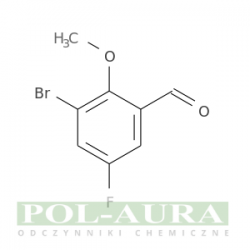Benzaldehyd, 3-bromo-5-fluoro-2-metoksy-/ 98% [1009093-60-0]