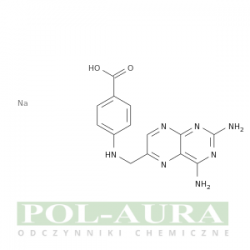 Benzoic acid, 4-[[(2,4-diamino-6-pteridinyl)methyl]amino]-, sodium salt (1:1)/ 97% [100929-45-1]