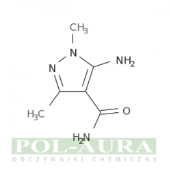 1h-pirazolo-4-karboksyamid, 5-amino-1,3-dimetylo-/ 96% [101080-17-5]