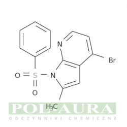 1h-pirolo[2,3-b]pirydyna, 4-bromo-2-metylo-1-(fenylosulfonylo)-/ 97% [1014613-05-8]