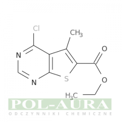 Kwas tieno[2,3-d]pirymidyno-6-karboksylowy, 4-chloro-5-metylo-, ester etylowy/ 97% [101667-98-5]