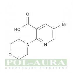 Kwas 3-pirydynokarboksylowy, 5-bromo-2-(4-morfolinylo)-/ 97% [1017783-03-7]