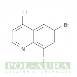 Chinolina, 6-bromo-4-chloro-8-fluoro-/ 98% [1019016-66-0]