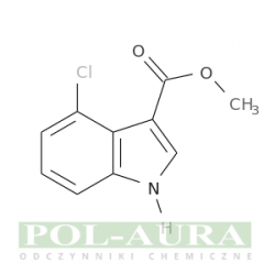 Kwas 1h-indolo-3-karboksylowy, 4-chloro-, ester metylowy/ 97% [101909-42-6]