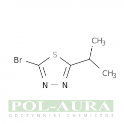 1,3,4-tiadiazol, 2-bromo-5-(1-metyloetylo)-/ 97% [1019111-62-6]