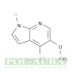 1h-pirolo[2,3-b]pirydyna, 4-chloro-5-metoksy-/ 97% [1020056-72-7]