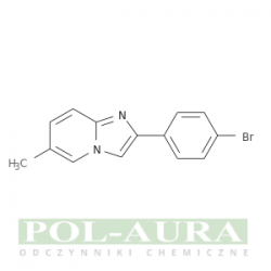 Imidazo[1,2-a]pirydyna, 2-(4-bromofenylo)-6-metylo-/ 98% [1023-01-4]