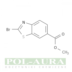 Kwas 6-benzotiazolokarboksylowy, 2-bromo-, ester metylowy/ 97% [1024583-33-2]