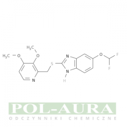 1h-benzimidazol, 6-(difluorometoksy)-2-[[(3,4-dimetoksy-2-pirydynylo)metylo]tio]-/ 95% [102625-64-9]