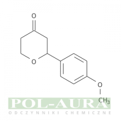 4h-piran-4-on, tetrahydro-2-(4-metoksyfenylo)-/ 95+% [1026692-54-5]