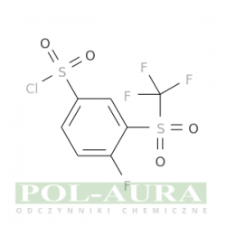 Chlorek benzenosulfonylu, 4-fluoro-3-[(trifluorometylo)sulfonylo]-/ 95% [1027345-07-8]