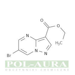 Kwas pirazolo[1,5-a]pirymidyno-3-karboksylowy, 6-bromo-, ester etylowy/ 98% [1027511-41-6]