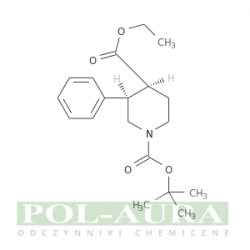 Kwas 1,4-piperydynodikarboksylowy, 3-fenylo-, 1-(1,1-dimetyloetylo) 4-etylowy ester, (3r,4s)-rel-/ 95% [1027710-05-9]