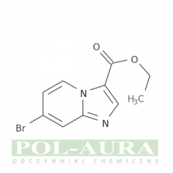 Kwas imidazo[1,2-a]pirydyno-3-karboksylowy, 7-bromo-, ester etylowy/ 98% [1134327-98-2]