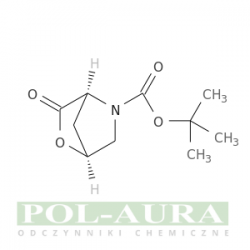 Kwas 2-oksa-5-azabicyklo[2.2.1]heptano-5-karboksylowy, 3-okso-, 1,1-dimetyloetylowy ester, (1s,4s)-/ 95% [113775-22-7]