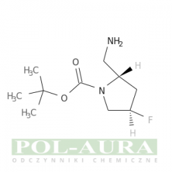 Kwas 1-pirolidynokarboksylowy, 2-(aminometylo)-4-fluoro-, ester 1,1-dimetyloetylowy, (2s,4r)-/ 97% [1138324-46-5]