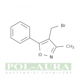 Izoksazol, 4-(bromometylo)-3-metylo-5-fenylo-/ 95+% [113841-59-1]