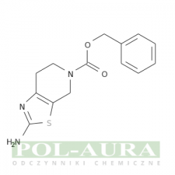 Kwas tiazolo[5,4-c]pirydyno-5(4h)-karboksylowy, 2-amino-6,7-dihydro-, ester fenylometylowy/ 95% [1141669-69-3]