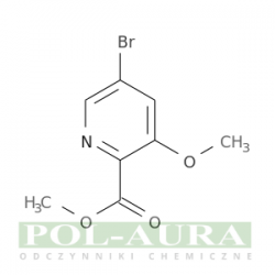 Kwas 2-pirydynokarboksylowy, 5-bromo-3-metoksy-, ester metylowy/ 98% [1142192-55-9]
