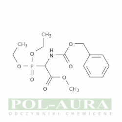 Kwas octowy, 2-(dietoksyfosfinylo)-2-[[(fenylometoksy)karbonylo]amino]-, ester metylowy/ 96% [114684-69-4]