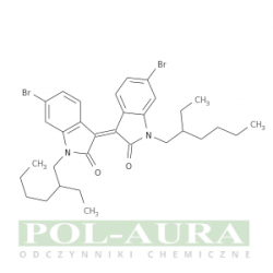 2h-indol-2-on, 6-bromo-3-[6-bromo-1-(2-etyloheksylo)-1,2-dihydro-2-okso-3h-indol-3-ylideno]-1-(2 -etyloheksylo)-1,3-dihydro-/ 97% [1147124-23-9]