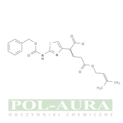 Kwas 2-pentenodiowy, 2-[2-[[(fenylometoksy)karbonylo]amino]-4-tiazolilo]-, 5-(3-metylo-2-buten-1-ylo) ester/ 97% [115065-79- 7]