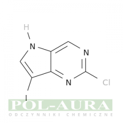 5h-pirolo[3,2-d]pirymidyna, 2-chloro-7-jodo-/ 97% [1152475-50-7]