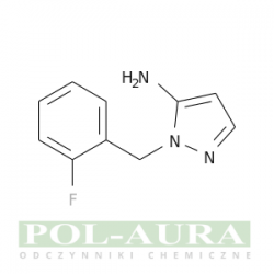 1h-pirazolo-5-amina, 1-[(2-fluorofenylo)metylo]-/ 97% [1152858-54-2]