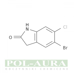 2h-indol-2-on, 5-bromo-6-chloro-1,3-dihydro-/ 95% [1153885-37-0]