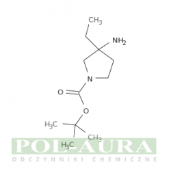 1-Pyrrolidinecarboxylic acid, 3-amino-3-ethyl-, 1,1-dimethylethyl ester/ 97% [1158758-60-1]