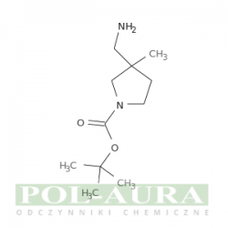 Kwas 1-pirolidynokarboksylowy, 3-(aminometylo)-3-metylo-, ester 1,1-dimetyloetylowy/ 97% [1158758-67-8]