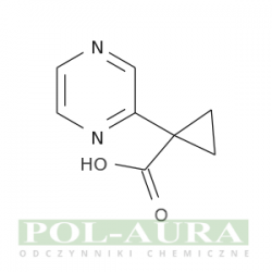 Kwas cyklopropanokarboksylowy, 1-(2-pirazynylo)-/ 97% [1159734-52-7]