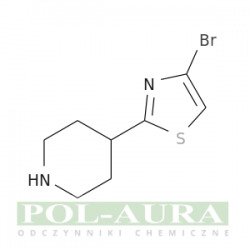 Piperydyna, 4-(4-bromo-2-tiazolilo)-/ 95% [1159815-51-6]